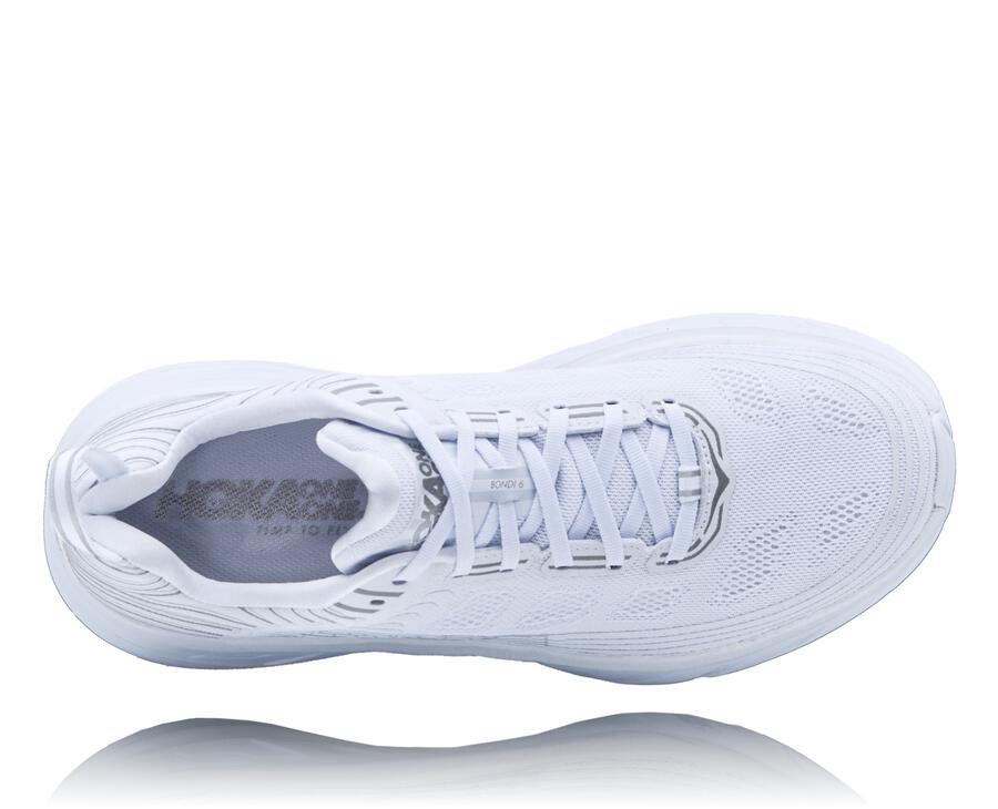 Chaussure Running Hoka One One Bondi 6 Homme - Blanche - QOF-294607